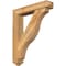 Ekena Millwork Funston Arts and Crafts Rough Sawn Bracket w/ Offset Brace, Western Red Cedar, 6"W x 30"D x 36"H BKT0604X30X36FST03RWR - alternate 1